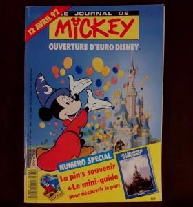 Le Journal de Mickey 12 Avril 1992 - Ouverture d'Euro Disney (01)